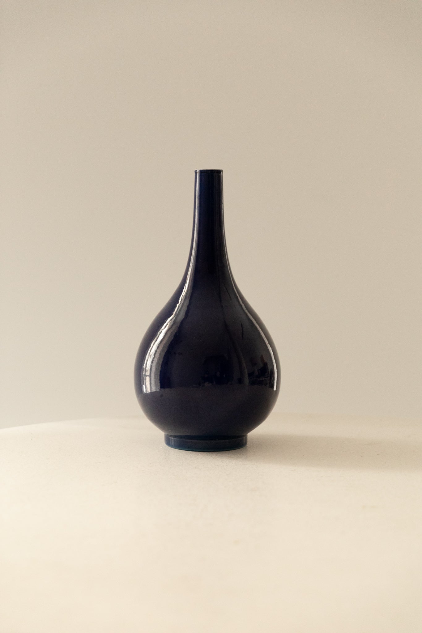 JARRÓN PORCELANA BOCA ESTRECHA AZUL | No.1