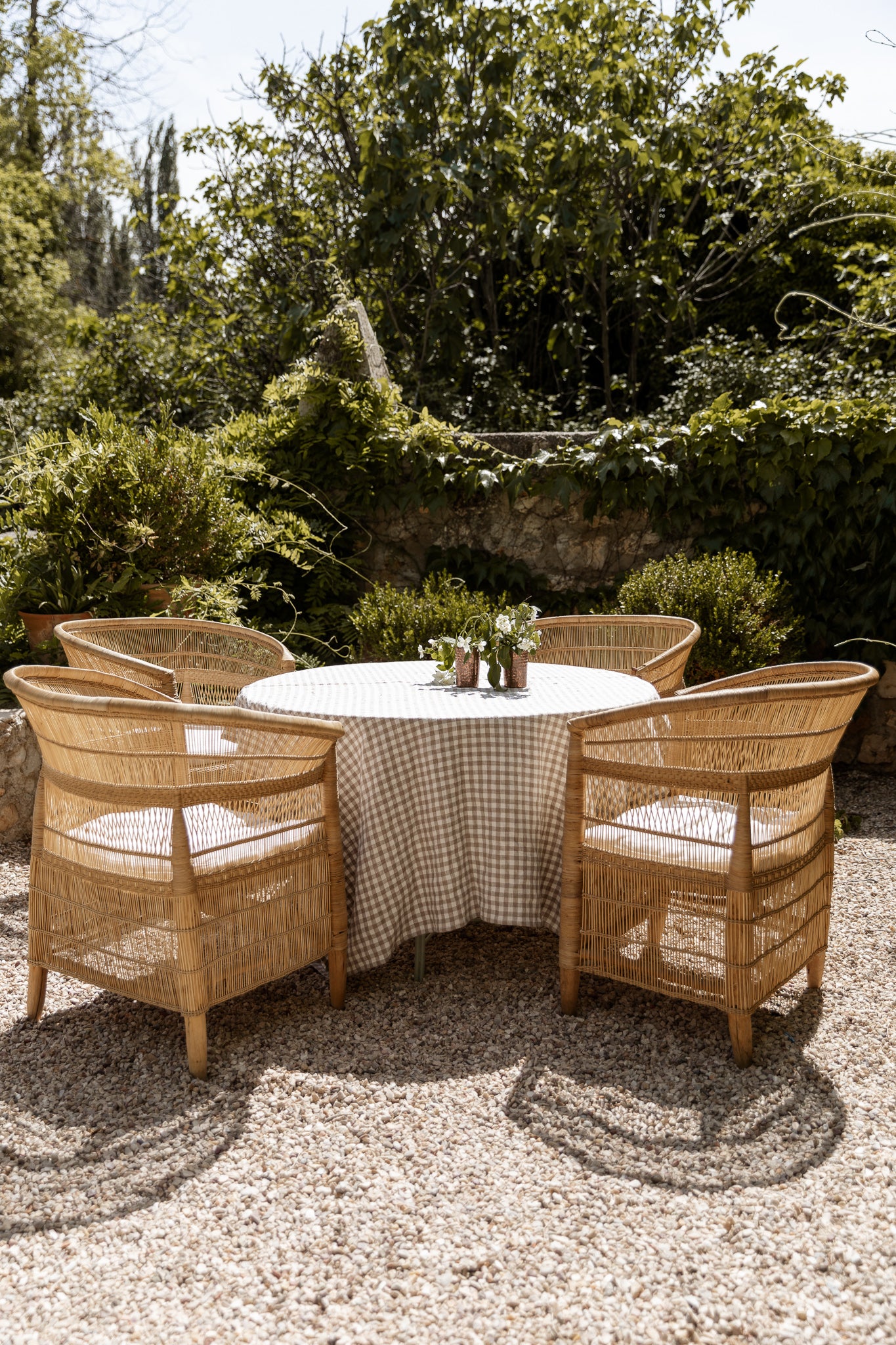 MANTEL LINO VICHY NATURAL