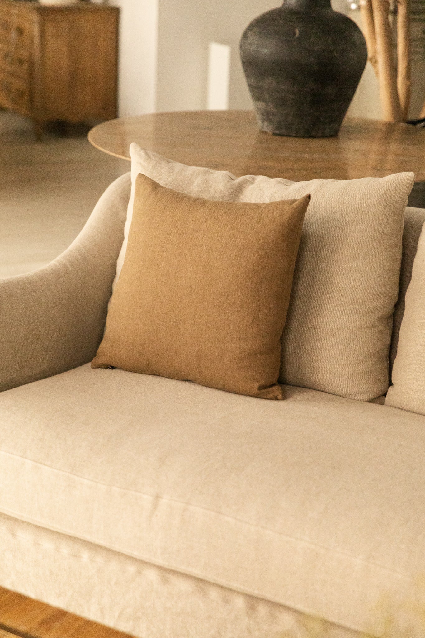 COJÍN DE LINO LAVADO NATURALES