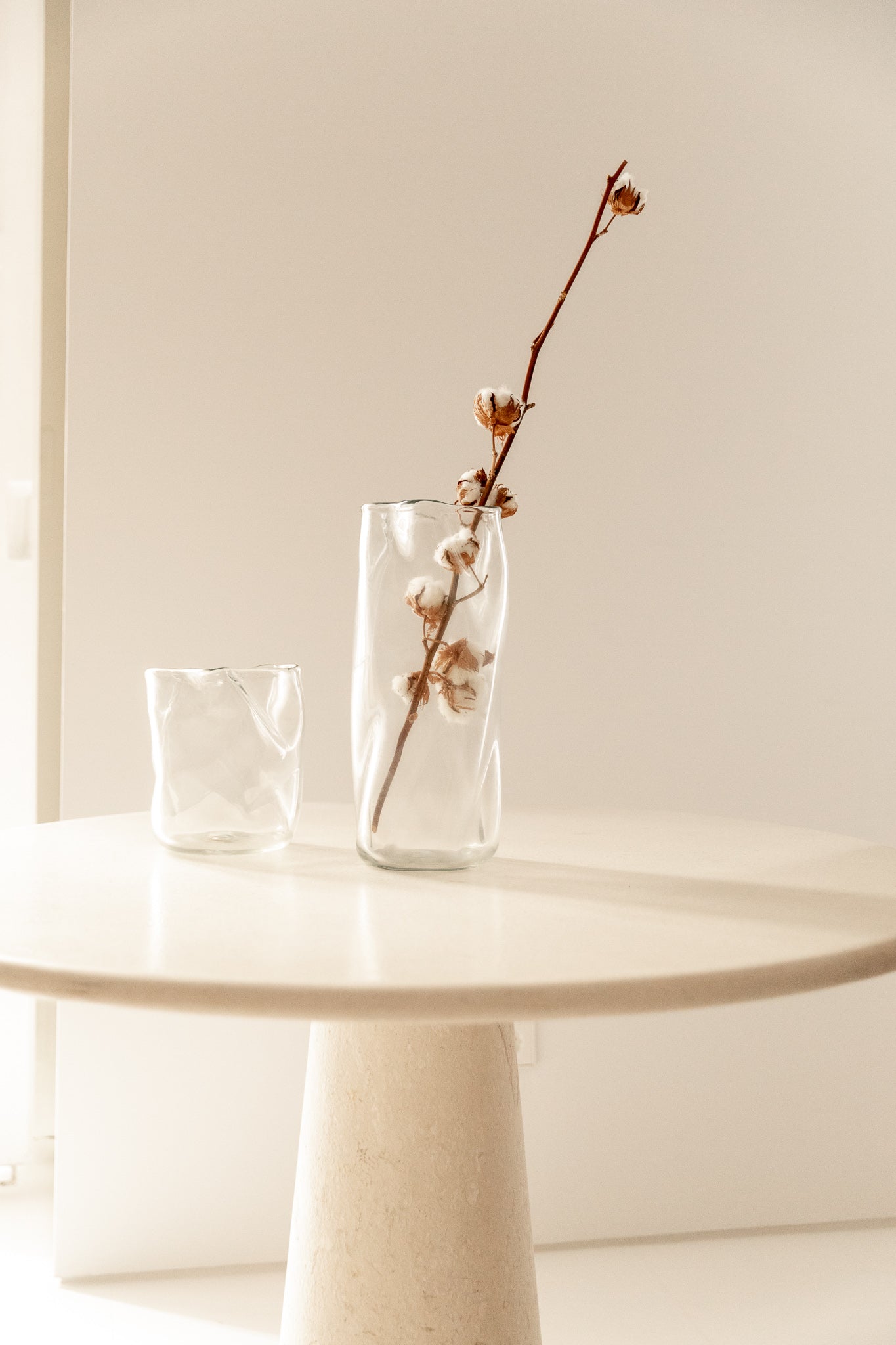 JARRÓN DE CRISTAL ORGÁNICO