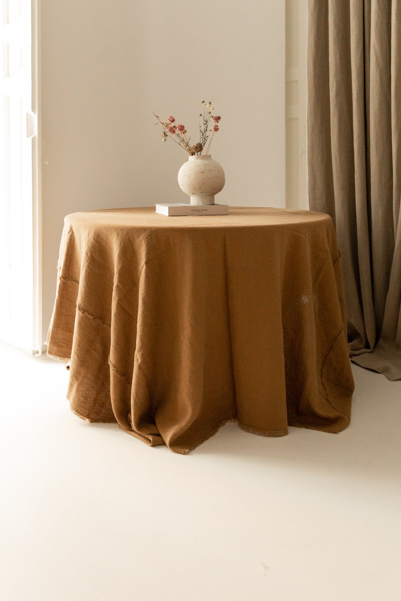 MANTEL LINO MARRAKECH TERRACOTA