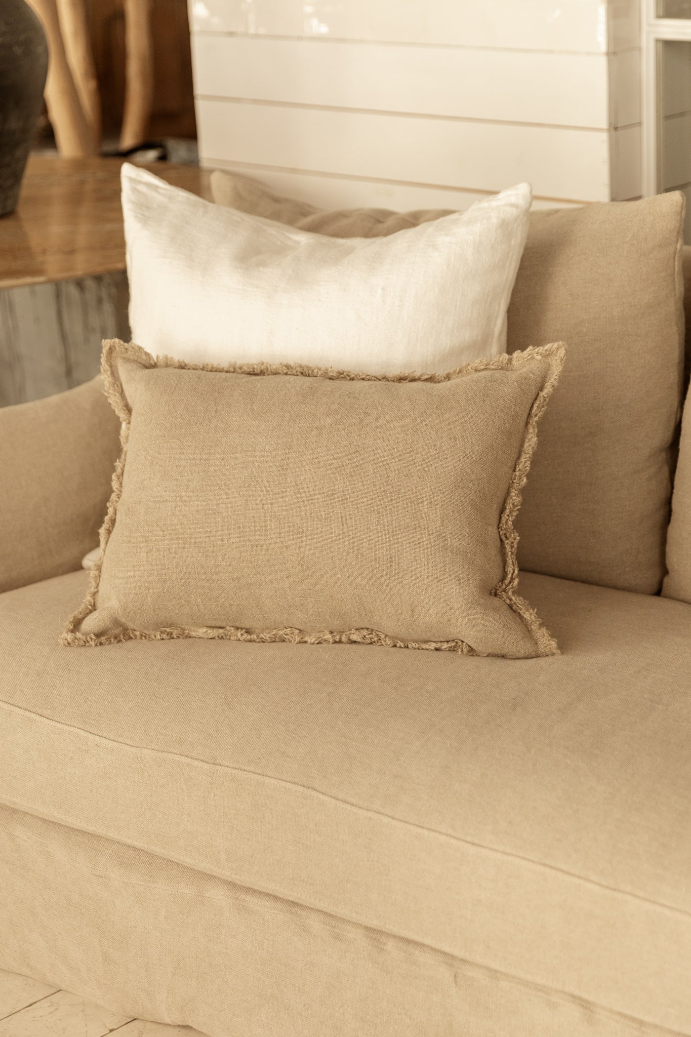 FUNDA DE COJÍN FORMENTERA NATURAL