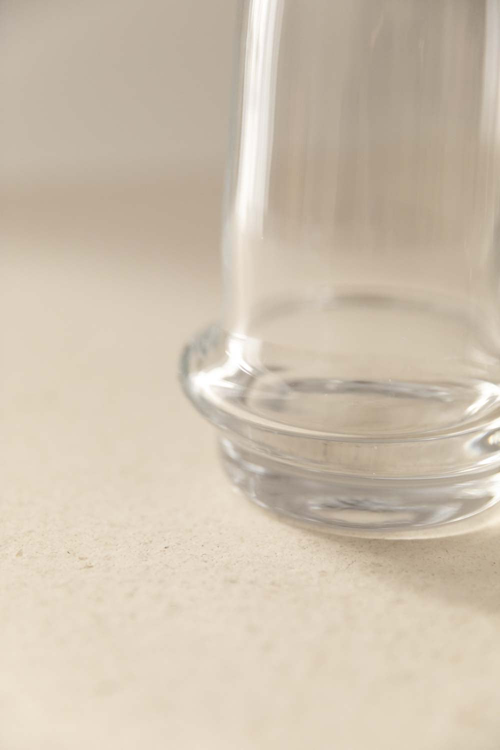 JARRA ESTRECHA DE CRISTAL SIN ASA