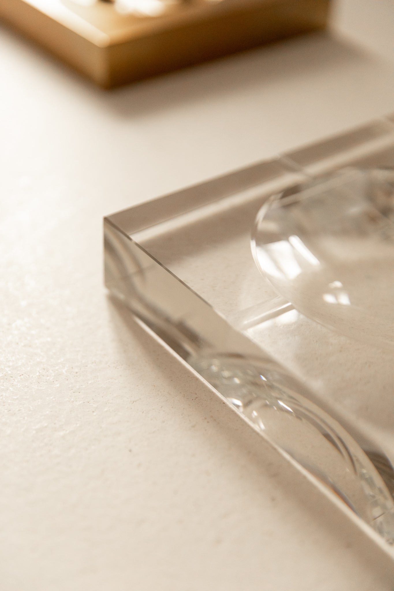 CENICERO CRISTAL CUADRADO GRANDE