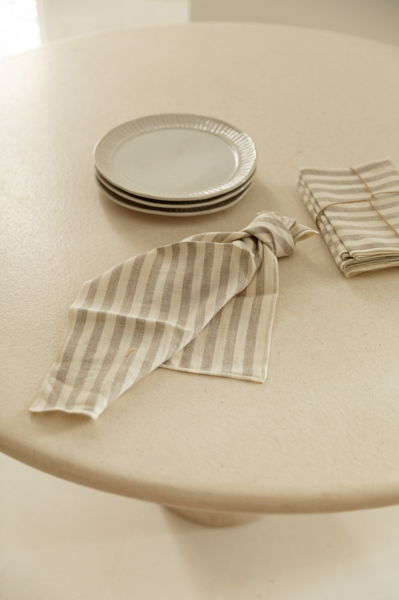 SERVILLETAS DE LINO RAYADA MILOS