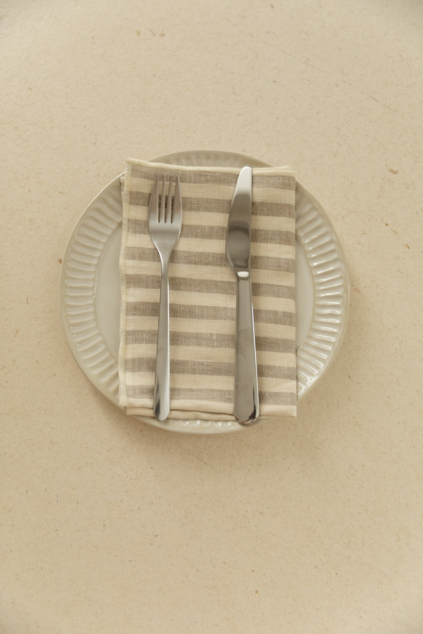 SERVILLETAS DE LINO RAYADA MILOS