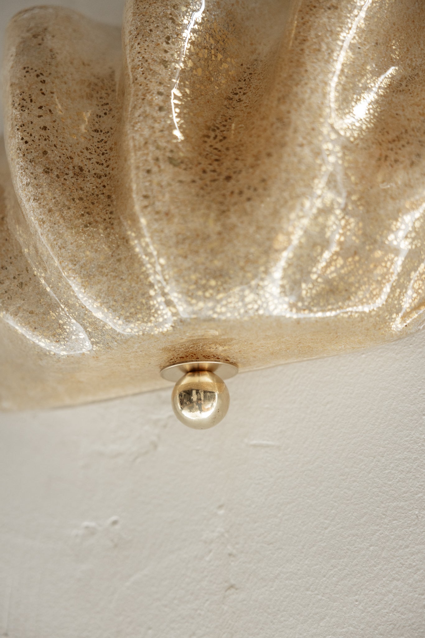 PAREJA DE APLIQUES ITALIANO CONCHA