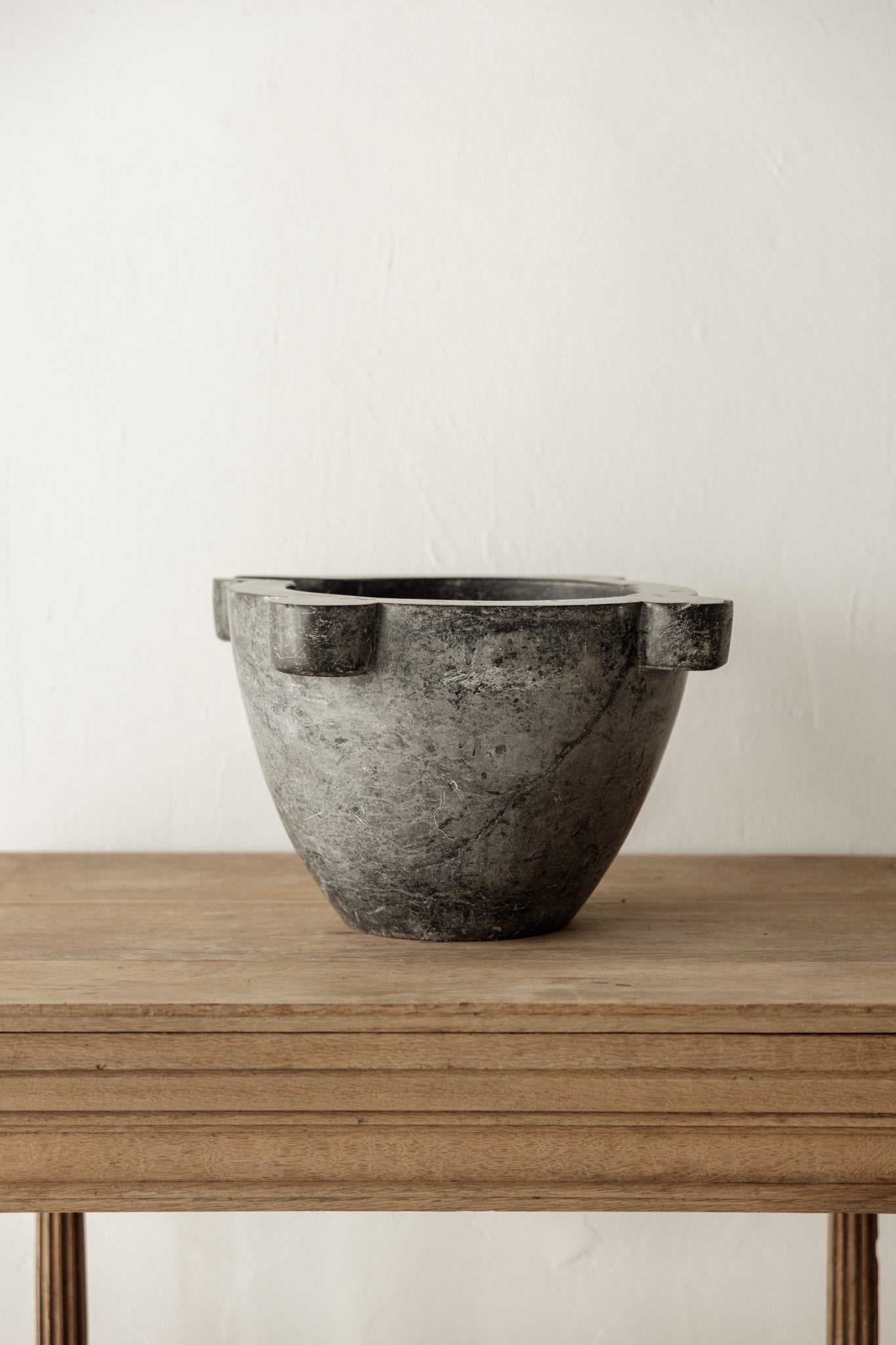 MORTERO ANTIGUO DE PIEDRA S.XVIII