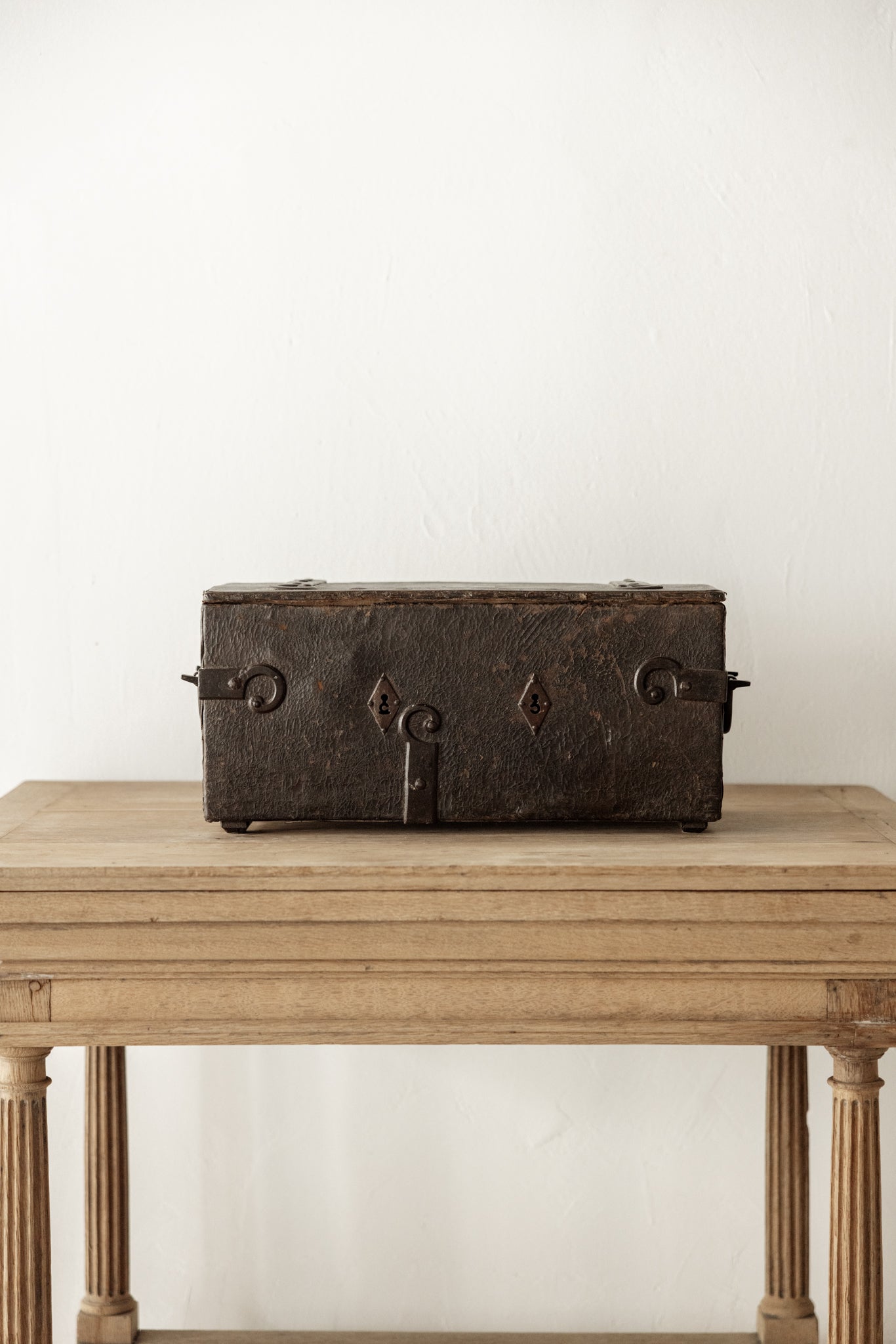 COFRE ANTIGUO DE MADERA S.XIX