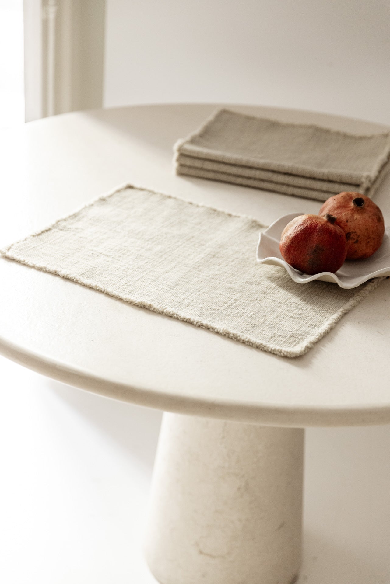 INDIVIDUAL DE LINO Y LANA NATURAL