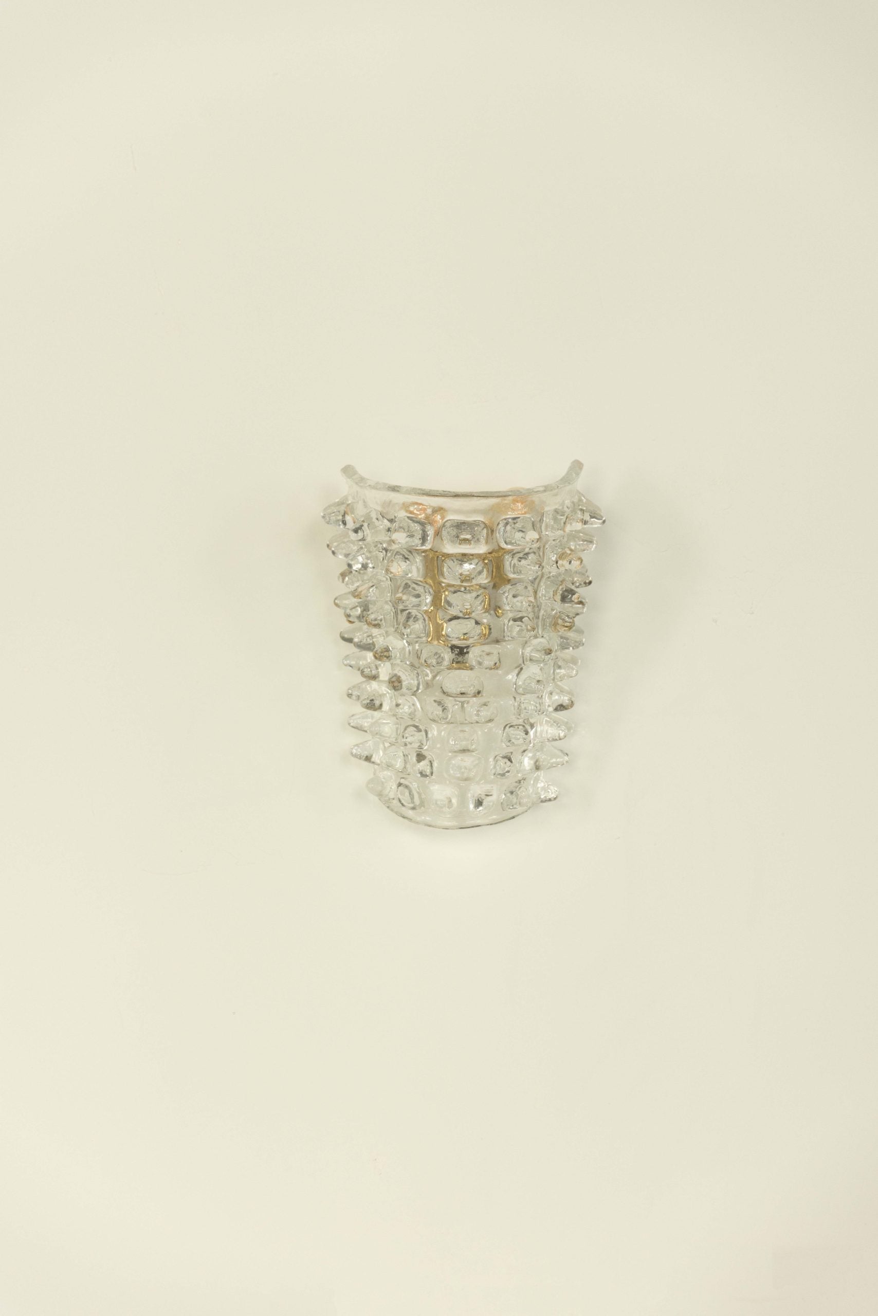 PAREJA DE APLIQUES DE VIDRIO PINCHOS