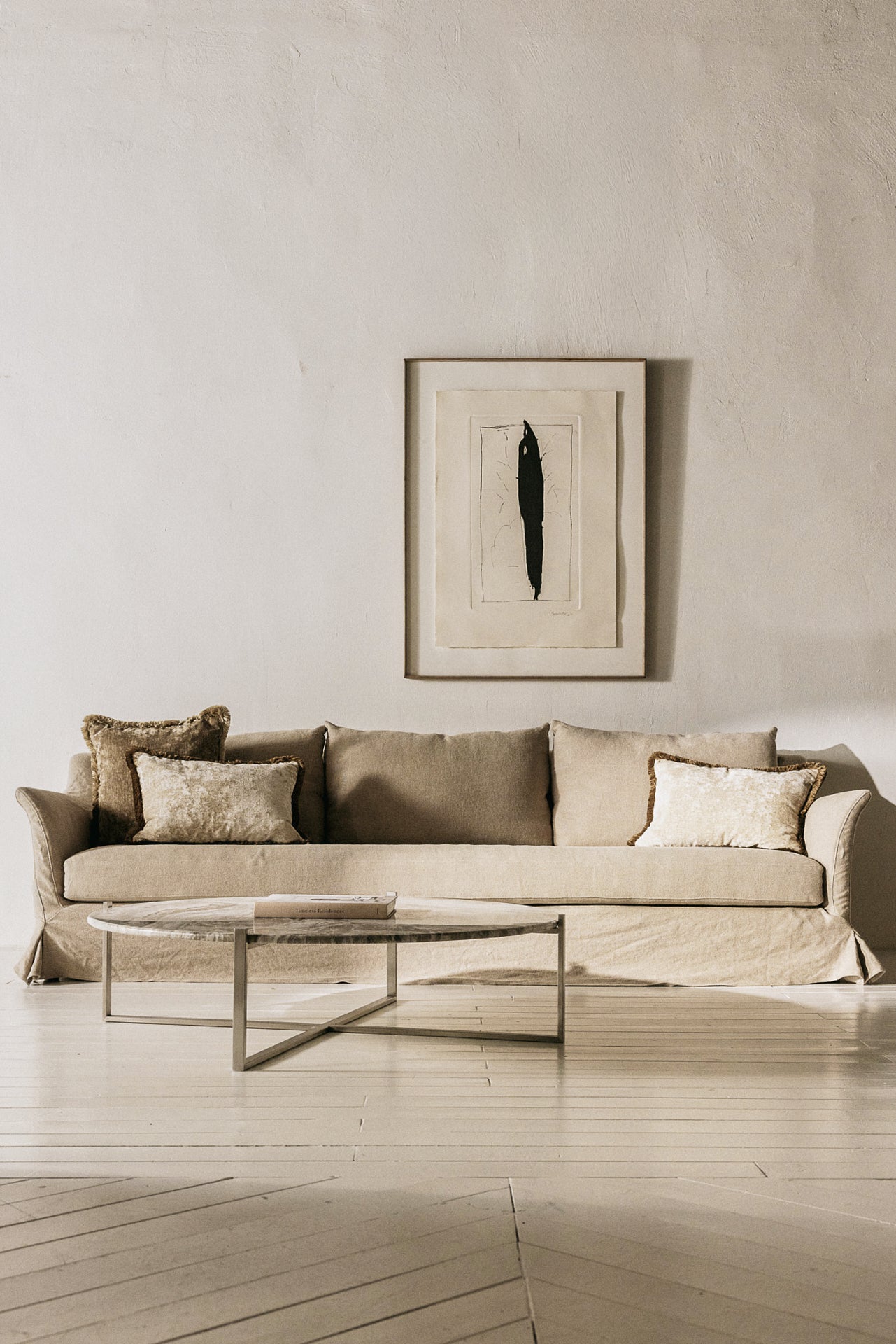 SOFÁ DE LINO DESENFUNDABLE MZ.02