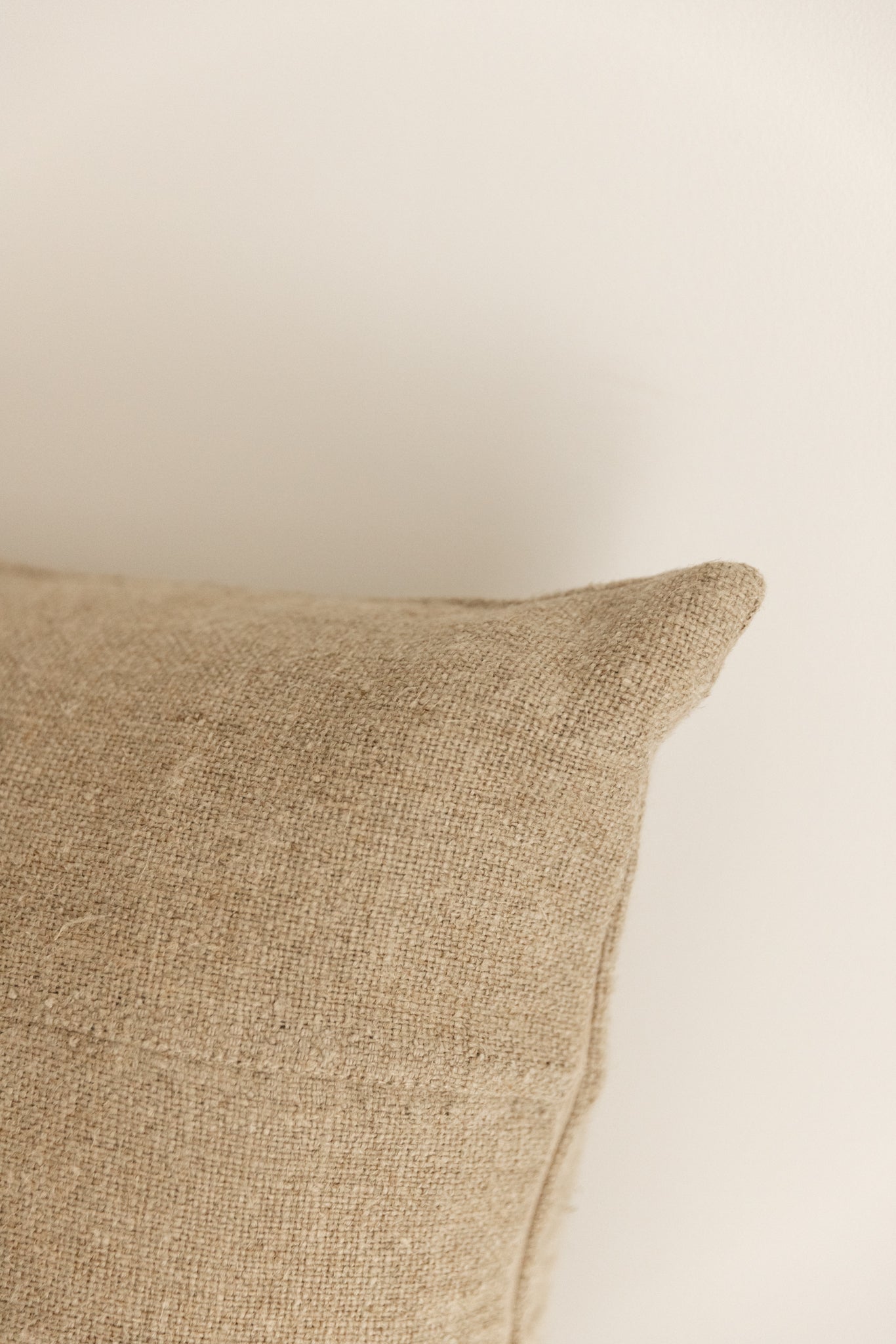 FUNDA DE COJÍN FORMENTERA CON COSTURAS NATURAL