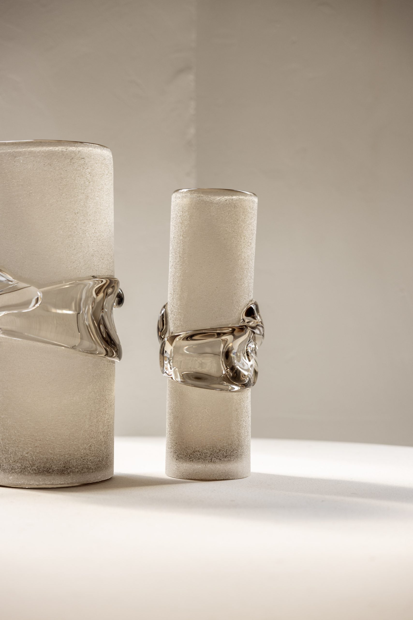 JARRÓN VIDRIO MURANO | NIEBLA