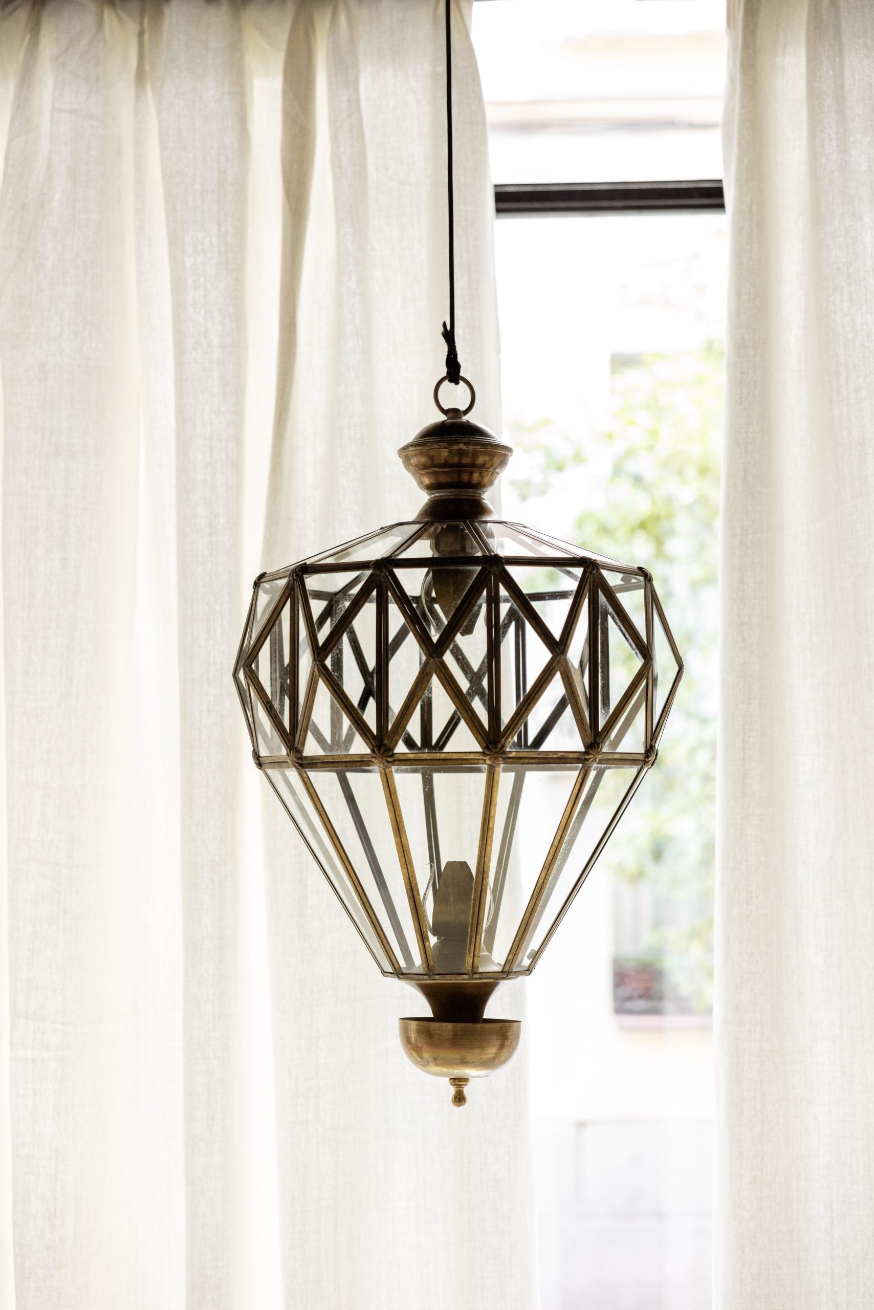 LÁMPARA DE TECHO FAROL PUNTA DE DIAMANTE