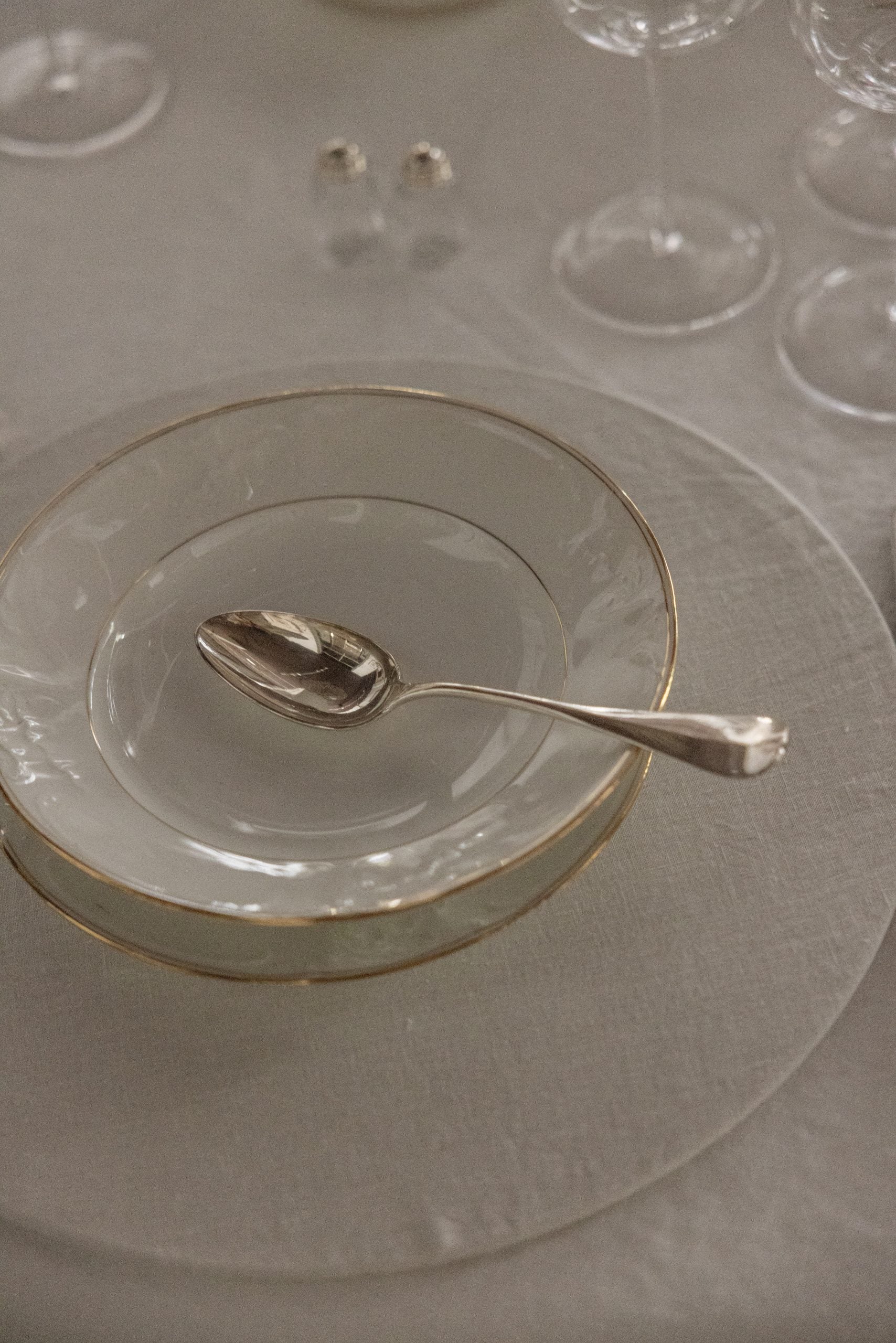 CUCHARA ANTIGUA METAL PLATEADO | SET DE 12