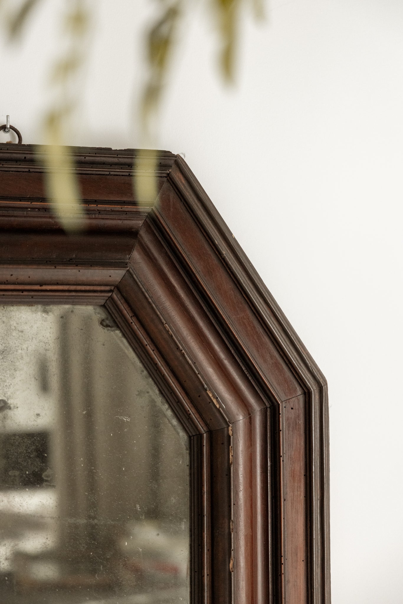 ESPEJO HOLANDÉS OCTOGONAL S.XIX