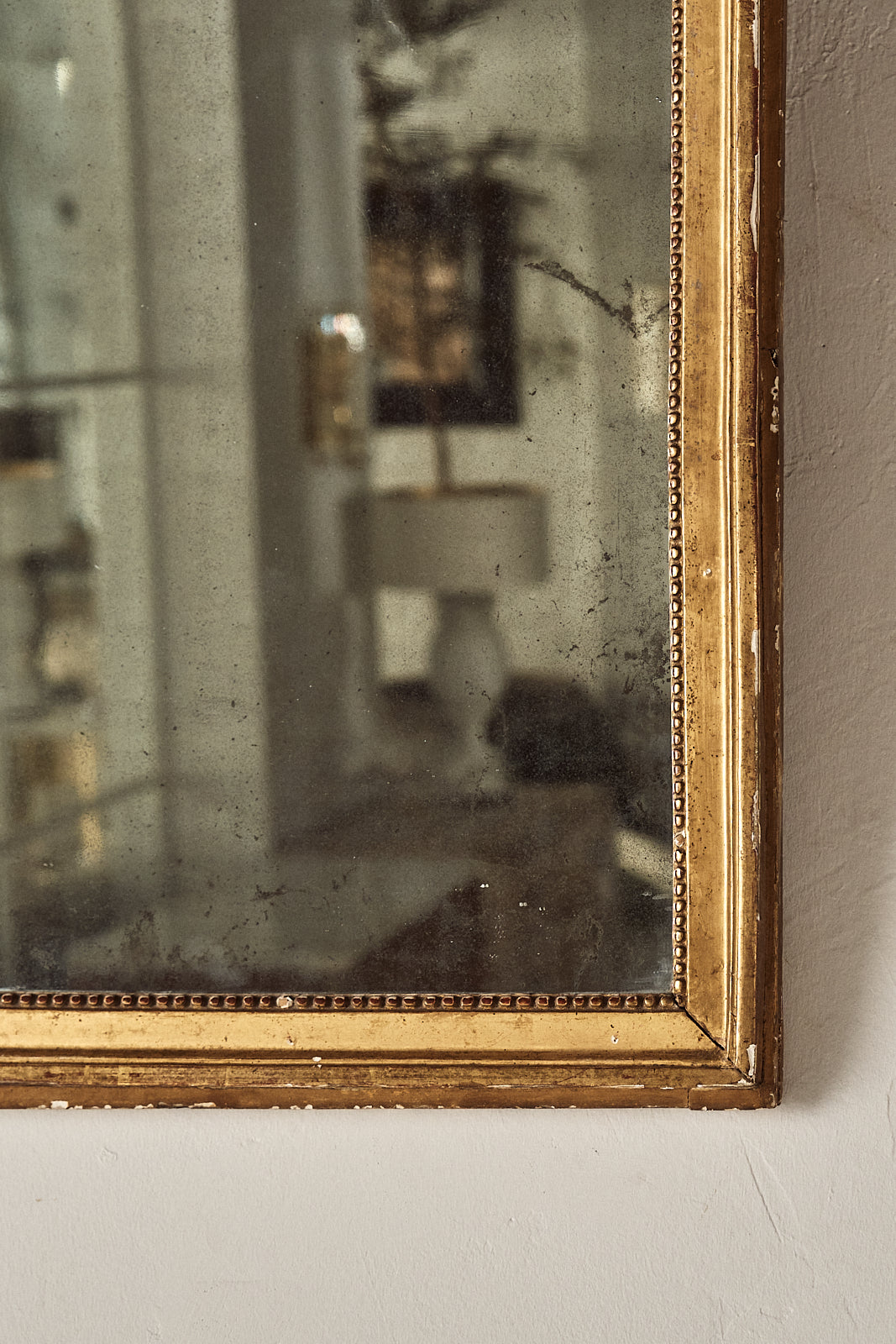 ESPEJO FRANCES CON PÁTINA DORADA