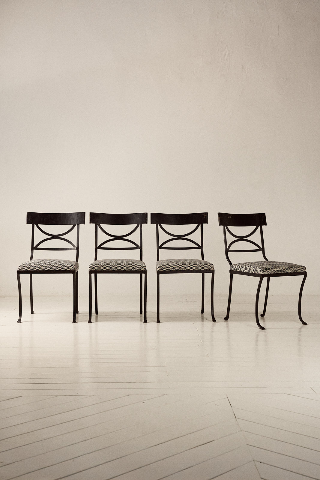 SILLAS FRANCESAS DE FORJA AÑOS 70 | SET 4 UD