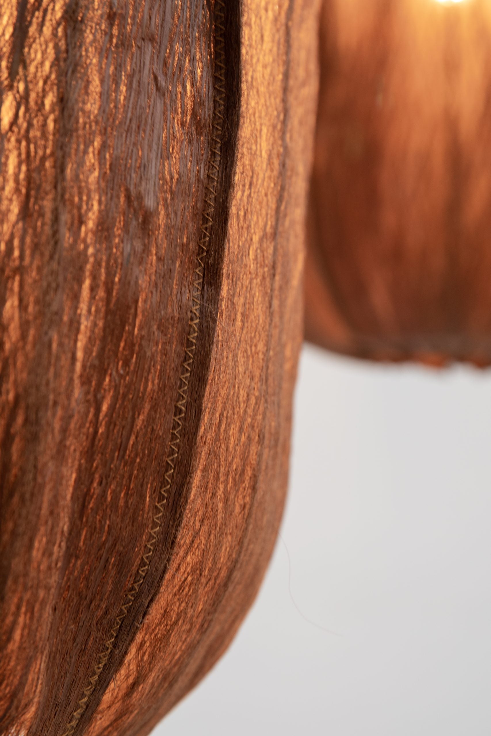 LÁMPARA DE TECHO HOJA DE PALMA ABIERTA